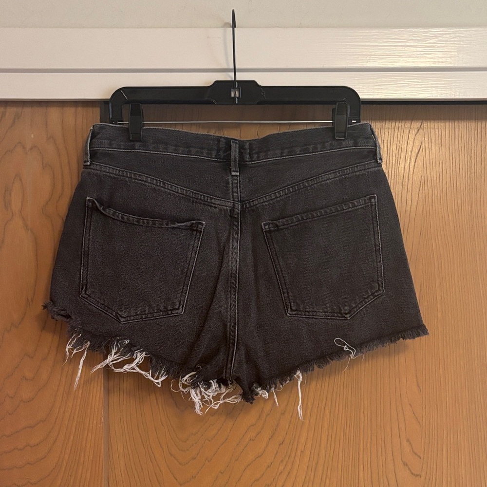 Agolde Charcoal Jean Shorts - Picture 2 of 4